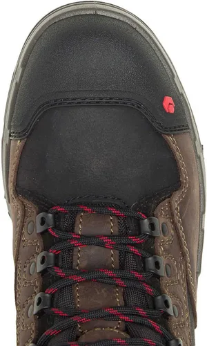 Vista 2 de Wolverine Legend zapatos de trabajo impermeables con puntera de composite, 6 pulgadas, para hombre Marrón oscuro