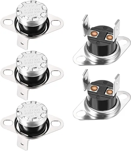 Vista 10 de uxcell KSD301 Termostato 104.0 °F/104°F 10A N.C Ajustar interruptor de temperatura de disco rápido para microondas, horno, cafetera 2 piezas