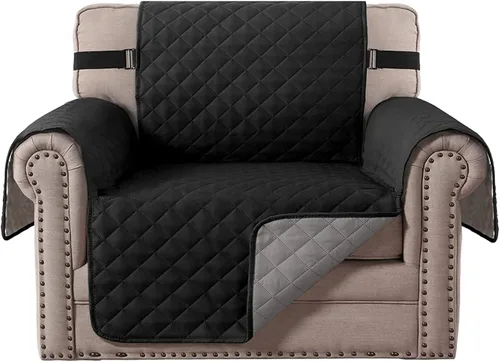 Vista 35 de Funda impermeable para sofá biplaza, protector de sofá acolchado para sofá de 2 asientos, protector de muebles antideslizante para perros y mascotas
