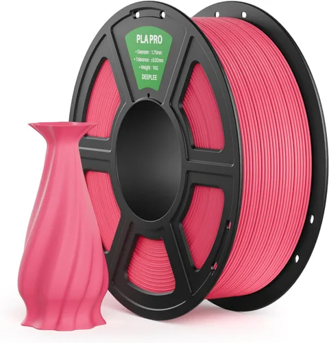 Vista 25 de PLA PRO - Filamento de impresión 3D de 0.07 in, 8.8 lbs, negro/rojo/amarillo/azul Refine Surface, Stronger Toughness, PLA Filament Dimensional