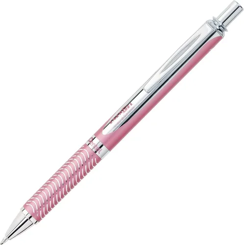 Vista 6 de Pentel BL407-A Línea Ancho, Rodillo de Gel Líquido Sterling con Mecanismo de Presión, 0.014 in Oro