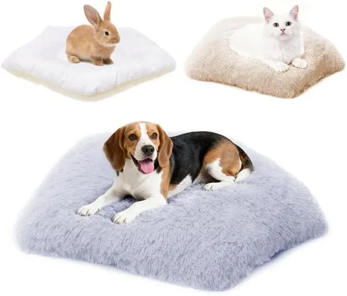 Vista 9 de Cama lavable para perros, camas para perros pequeños, 2 piezas, funda de cama extraíble lavable y esponjosa para mascotas, almohadilla reemplazable