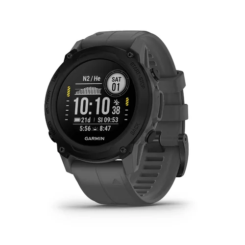 Vista 8 de Garmin Descent™ G1 Solar, Computadora de Buceo Resistente con Capacidades de Carga Solar, Múltiples Modos de Buceo, Seguimiento de Actividad, Negro