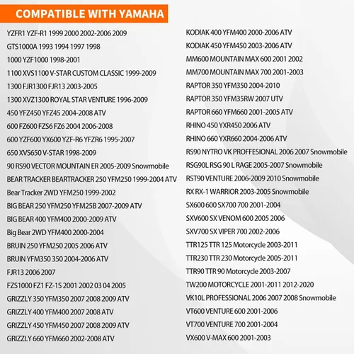 Vista 6 de AHL Relé solenoide de arranque para Yamaha XVS1100 V-Star Custom/Classic 1999-2009