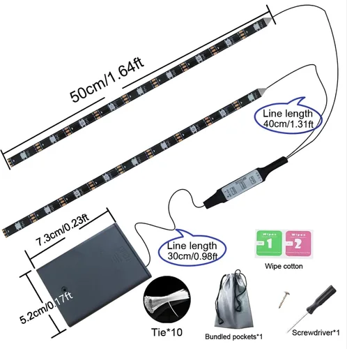 Vista 6 de Bike Lights for Night Riding Can Be Cropped,Bike Lights Waterproof,for Kids, Adults, Boys and Girls