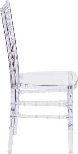 Vista 6 de Flash Furniture Flash Elegance - Silla Chiavari apilable de cristal