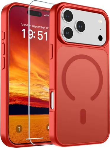 Vista 22 de SUPFINE Funda magnética para iPhone SE 2022 (3ª)/2020 (2ª), iPhone 8 (compatible con MagSafe) (protección contra caídas de grado militar), funda