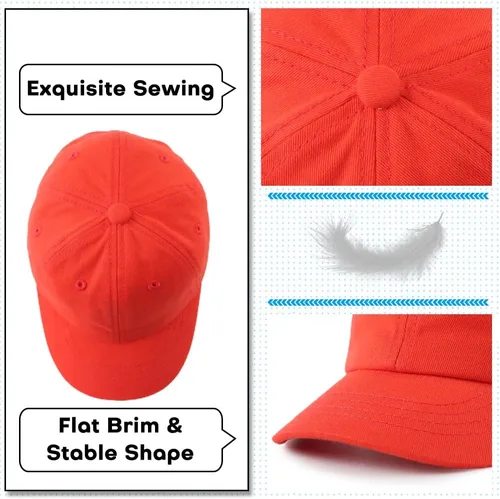 Vista 49 de Peecabe Gorra de béisbol para niños pequeños, unisex, de algodón, ajustable, para bebés, niños, gorra de béisbol para niñas de 1 a 5 años