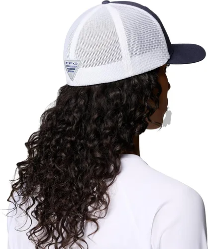 Vista 52 de Columbia Gorra de bola de malla Bandera antigua de malva/blanco/pescado