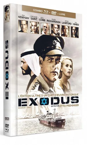 Vista 3 de Exodus (1960) (Blu-Ray & DVD Combo) Blu-Ray, Reg.ABC Import - France