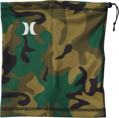 Vista 3 de Hurley Polaina para el cuello para hombre, mascarilla de forro polar multiusos que absorbe la humedad