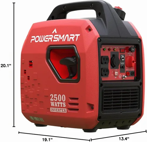 Vista 8 de Generador inversor portátil PowerSmart de 2500 vatios para acampar