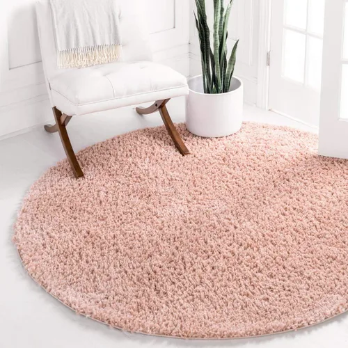 Vista 97 de Unique Loom Colección Davos Shag - Alfombra Lino