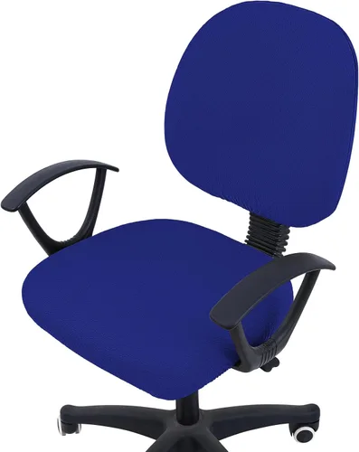 Vista 29 de Smiry Fundas de asiento de silla de computadora de oficina, de jacquard elástico, extraíbles, lavables, antipolvo, protectores de cojín para silla