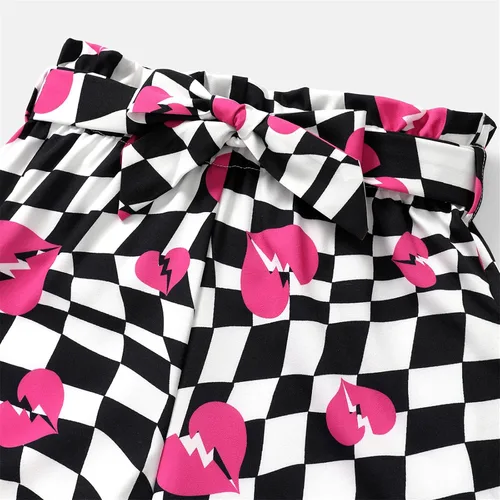 Vista 4 de L.O.L. Surprise! Girls Clothes Set Doll Print Sleeveless Tank Top and Shorts Kids Girl Clothes
