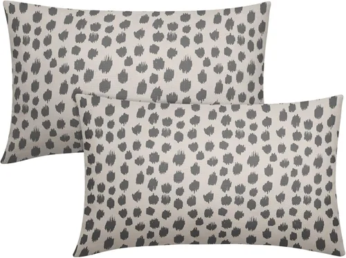 Vista 110 de Sweetshow Juego de 2 fundas de almohada de 16 x 16 pulgadas, diseño bohemio, con diseño de lunares, moderno y moderno, para exteriores, decorativas