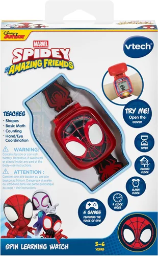 Vista 4 de VTech Spidey y Sus Increíbles Amigos Reloj de Aprendizaje Giratorio