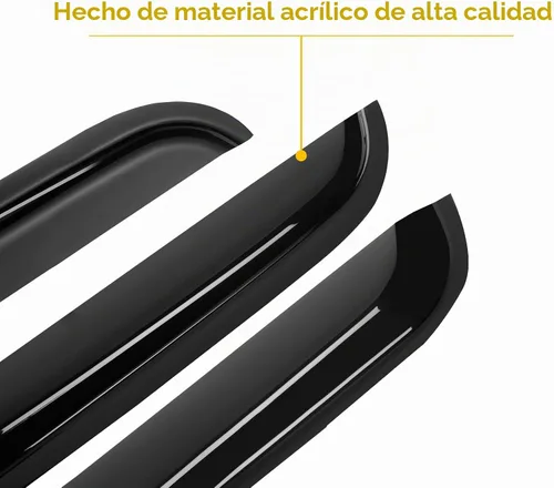 Vista 2 de Viseras de Lluvia para Ventanas para Chevy Silverado/GMC Sierra 1999-2006 1500/2500/3500/2500HD, Viseras de Ventilación para Ventanas Sombras