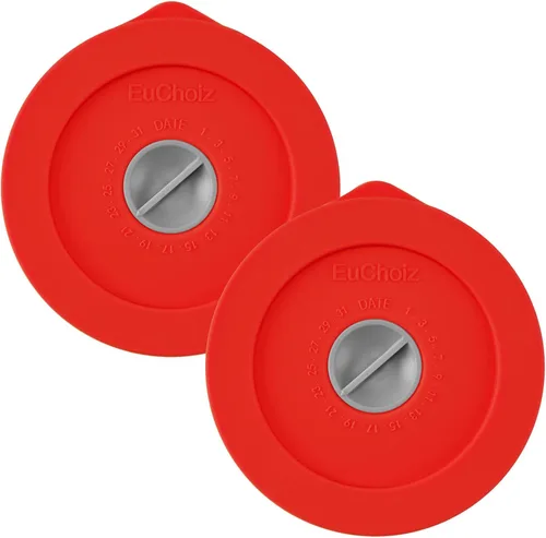 Vista 20 de Tapas de repuesto para Pyrex 7200-PC de 2 tazas, tapa de cobertura de almacenamiento redonda de silicona para tazón de vidrio Anchor Hocking Beige 4
