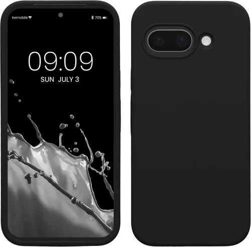 Vista 209 de kwmobile Funda Compatible con Google Pixel 6 Pro - Funda de Teléfono de Silicona TPU con Acabado Suave - Azul Caribe