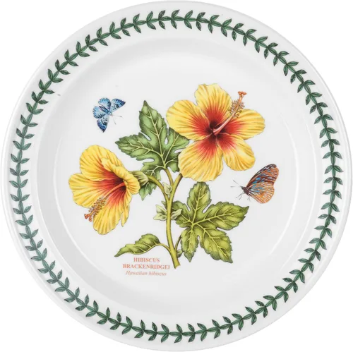 Vista 7 de Portmeirion Plato de cena de jardín botánico exótico con motivo de hibisco