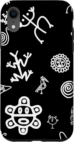 Vista 25 de Simbolos Tainos Tallados Indios de Puerto Rico Boricua Pride - Carcasa para iPhone 17