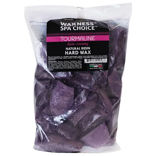 Vista 3 de Waxness Spa Choice - Perlas de cera dura cremosa de turmalina, 2.2 libras / 2.2 lbs, paquete de 2