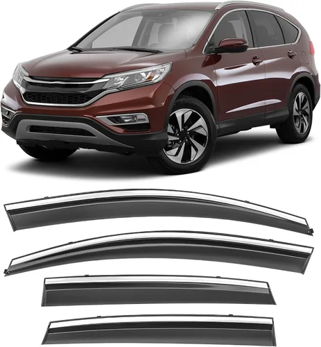 Vista 33 de Deflectores de ventana irrompibles con cinta para Chevrolet Equinox 2025-2026