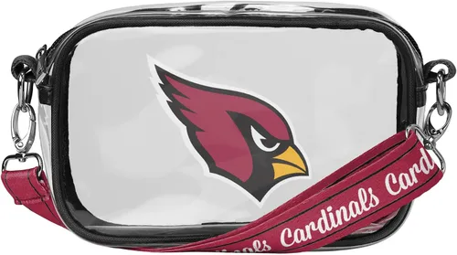 Vista 26 de FOCO NFL Womens NFL Team Logo Stripe Clear Crossbody Bag