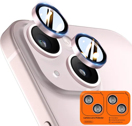 Vista 30 de TOCOL Protector de lente de cámara para iPhone 13 / iPhone 13 Mini vidrio templado HD individual resistente a los arañazos, accesorios compatibles