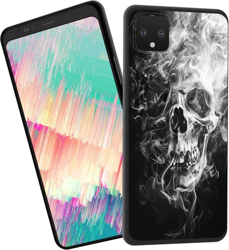 Vista 356 de Funda delgada para Google Pixel 4 XL, funda delgada de silicona de TPU suave a prueba de golpes para Google Pixel 4 XL, astronauta Galaxy
