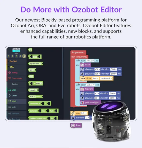 Vista 8 de Ozobot Ari 18 Bot Classroom Kit Edades 8-14 Codificación STEM para escuelas