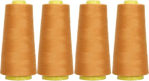 Vista 115 de Threadart Hilo Serger - Costura Poliéster - 2750 Yard Cono 40/2 - Aguamarina Polyester serger thread for overlock sewing, seams and garment