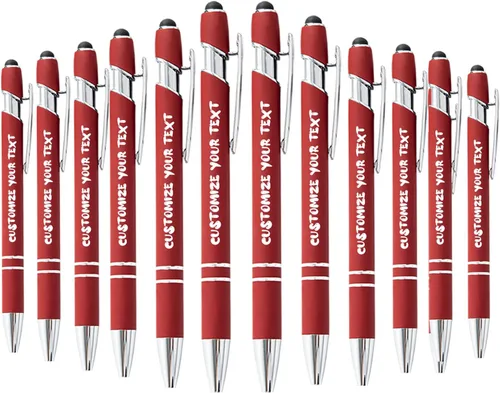 Vista 161 de AIFLM Bolígrafos personalizados con nombre a granel hasta 500 unidades de bolígrafos grabados gratis con tu nombre y texto para negocios