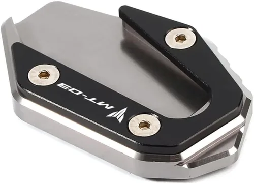 Vista 7 de Accesorios de motocicleta con soporte lateral para Yamaha MT03 MT 03 2016 2017 2018 2019 2020 placa de extensión de soporte