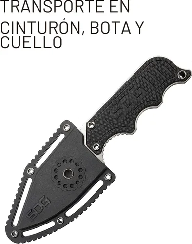 Vista 6 de Cuchillo fijo y compacto SOG Instinct, cuchilla de 2.3 pulgadas