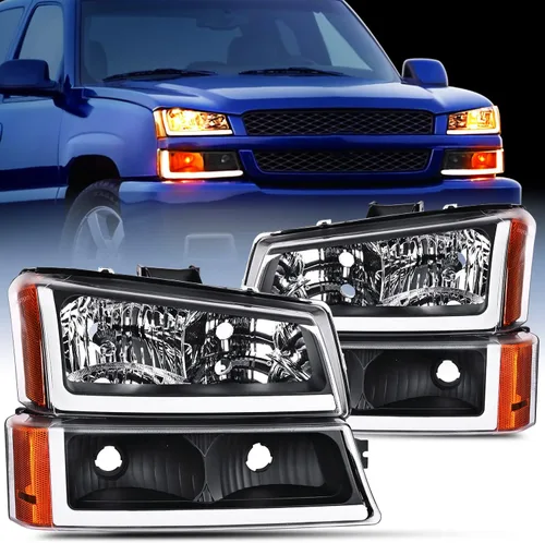 Vista 23 de Faros delanteros Nilight Silverado 2003-2006