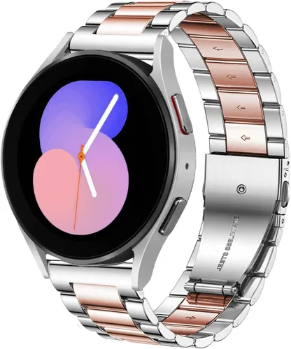 Vista 11 de DEALELE - Correas compatibles con Samsung Galaxy Watch 7 / FE / 6/6 Classic / 5/5 Pro / 4/4 Classic/Galaxy 3 de 41 mm, correa de repuesto de metal