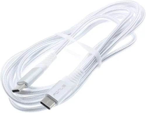 Vista 2 de Cable USB-C de 10 pies de largo, cable de alimentación de carga rápida (tipo C a tipo C) cable compatible con Samsung Galaxy S21 S22 S23 Ultra Plus