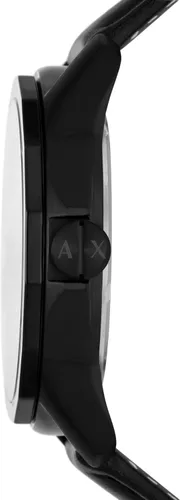 Vista 3 de A X Armani Exchange Reloj de vestir cronógrafo para hombre con correa de acero inoxidable, silicona o cuero