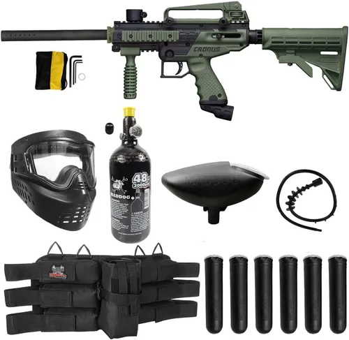 Vista 10 de Maddog Tippmann Cronus - Marcador táctico de titanio para pistola de paintball