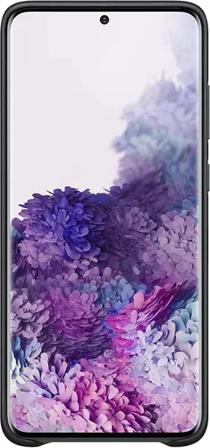 Vista 2 de Samsung Funda para Galaxy S20+ Plus, cubierta trasera de cuero, color negro (versión de EE. UU. con garantía) (EF-VG985LBEGUS)