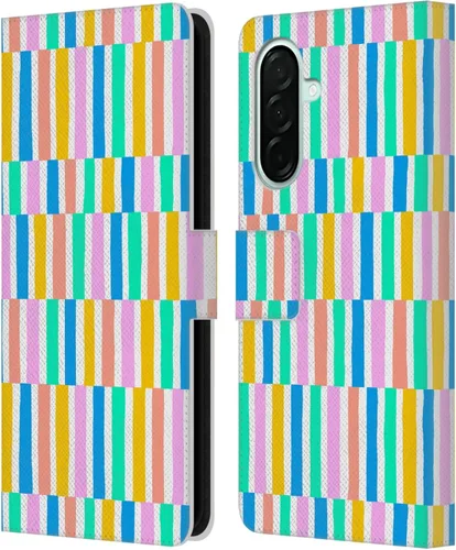 Vista 66 de Head Case Designs Officially Licensed Ninola Brushstrokes Multi Colorful Leather Wallet Case Compatible with Samsung Galaxy A07 4G