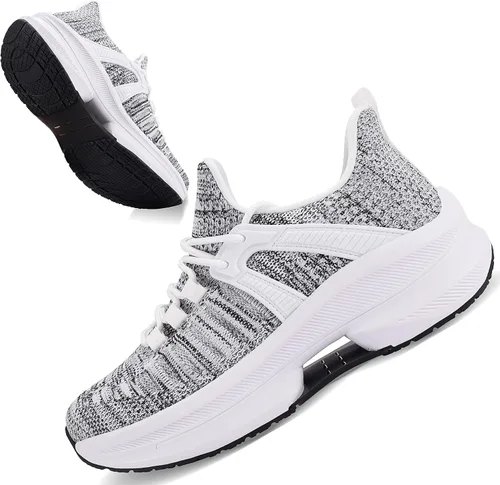 Vista 6 de Makodax Zapatos para caminar para mujer, antideslizantes, cómodos, tenis para correr