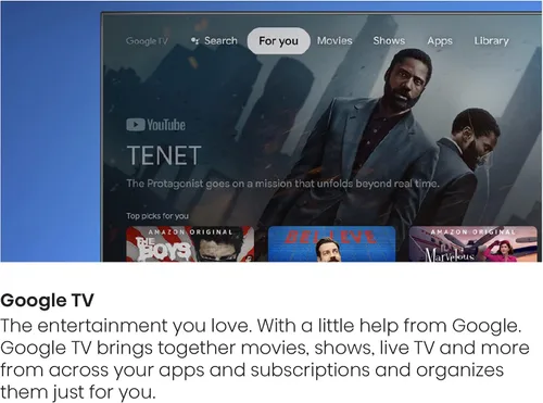 Vista 14 de Hisense Smart TV Clase de 43 pulgadas Serie A6 4K UHD Google TV con compatibilidad con Alexa, Dolby Vision HDR, DTS Virtual X, modos deportivos