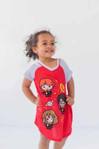 Vista 2 de Harry Potter Conjunto de pijama de 3 piezas camisa y pantalones de camisón