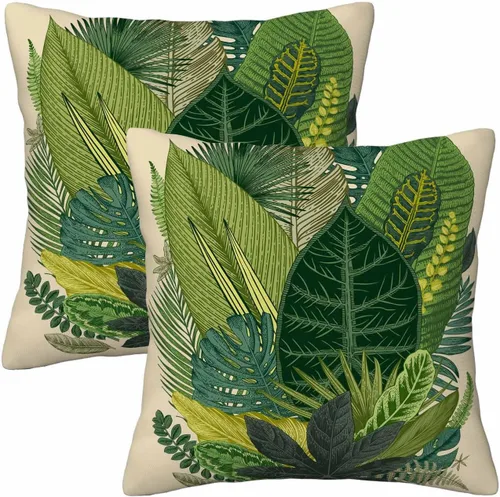 Vista 24 de Juego de 2 fundas de almohada de panal de abeja de 18 x 18 pulgadas, color amarillo miel, abstracto, fundas de almohada cuadradas de terciopelo