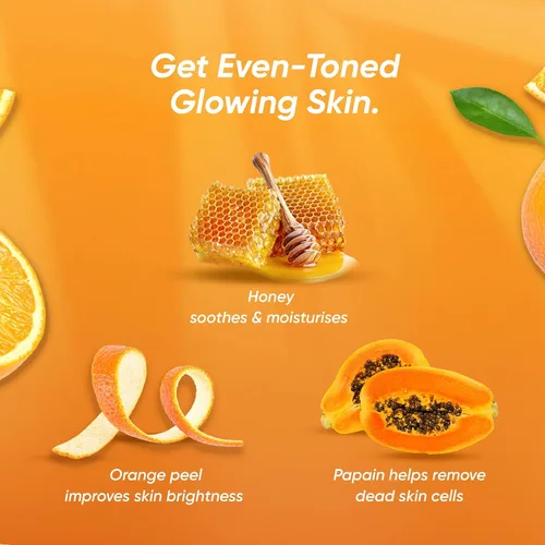 Vista 4 de Himalaya Lavado facial naranja eliminación de bronceado, 1.7 fl oz