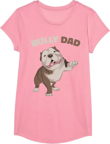 Vista 33 de American Bully Dad Dog Owner Father Funny Men T-Shirt Asphalt Grey
