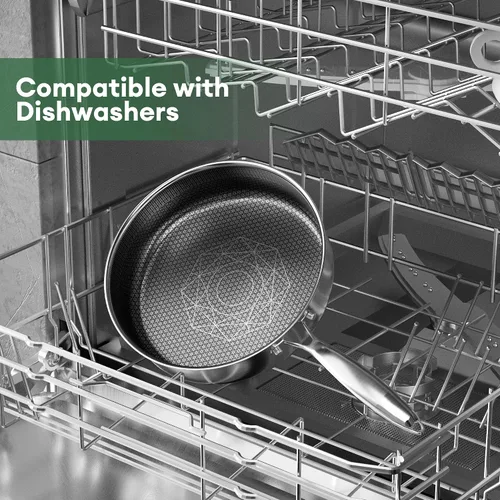 Vista 7 de COOKER KING Sartén híbrida de 3.6 cuartos de galón con tapa, sartén